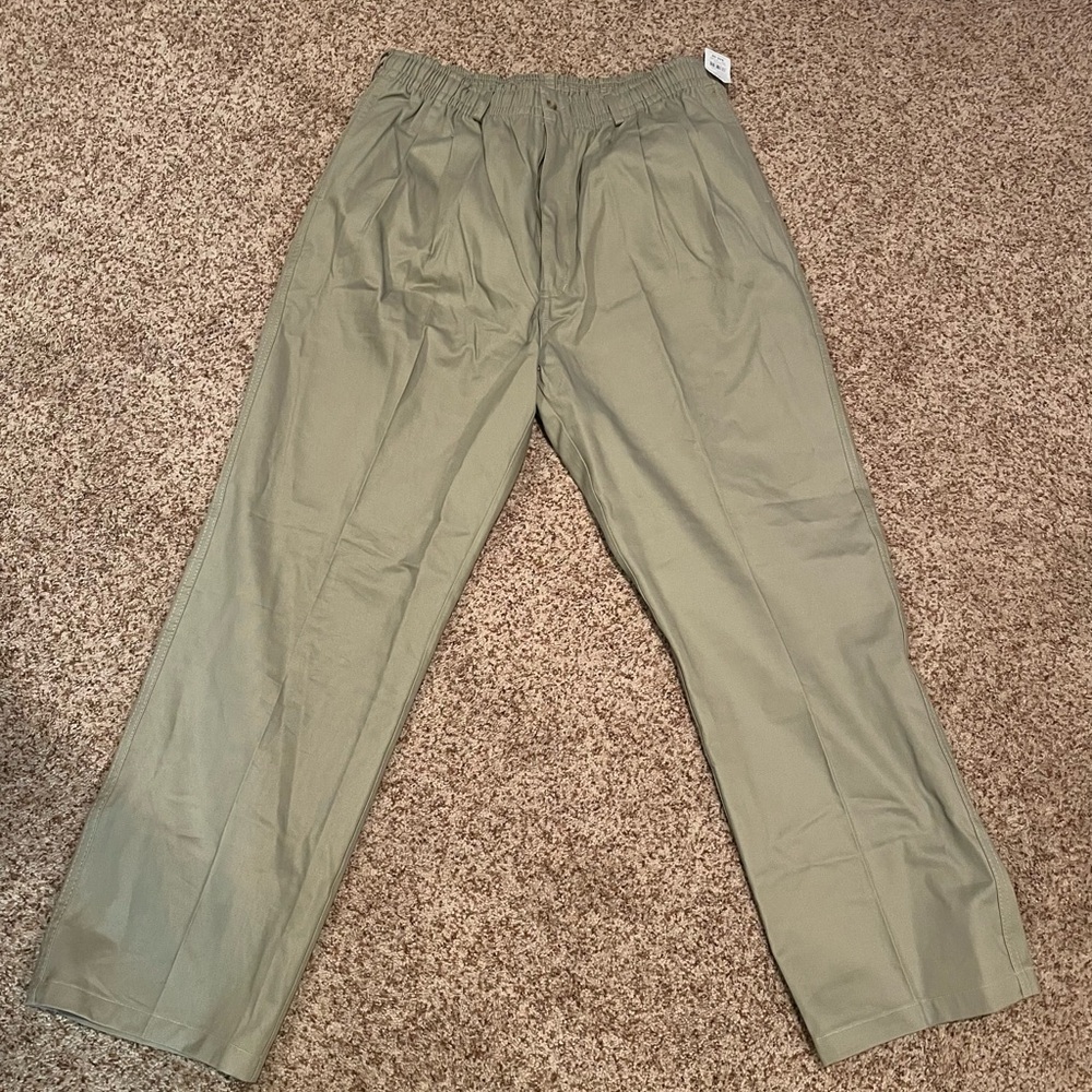 Khaki Pants with drawstring 48 Long